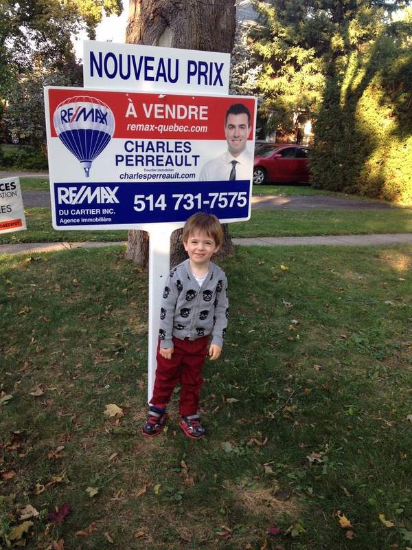 Pancarte À vendre de Charles Perreault